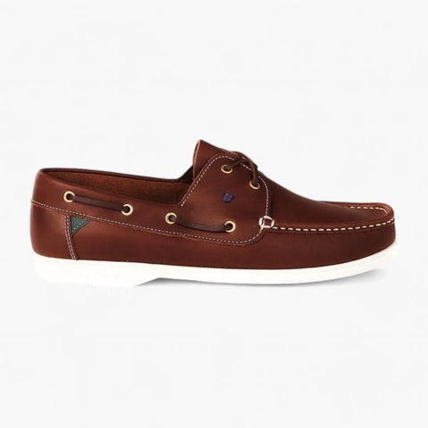 Dubarry Admirals Brown Leather Deck Shoes - Leavys Shoes