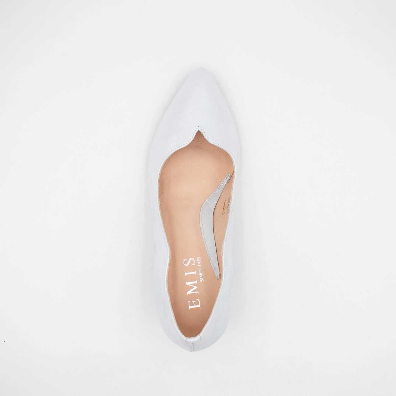 EMIS Silver Court Shoe (Wide Fit) – S7053/F219