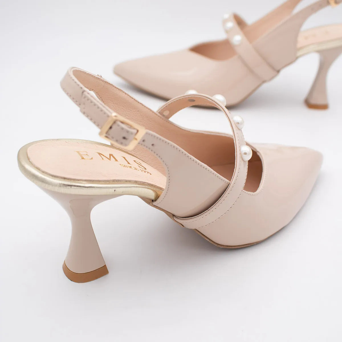 EMIS Beige Shoe (Wide Fit) – SL8469/206