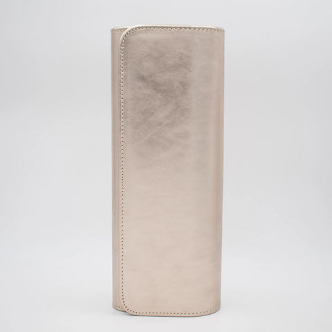 Emis Champagne Gold Metallic Occasion Clutch Bag