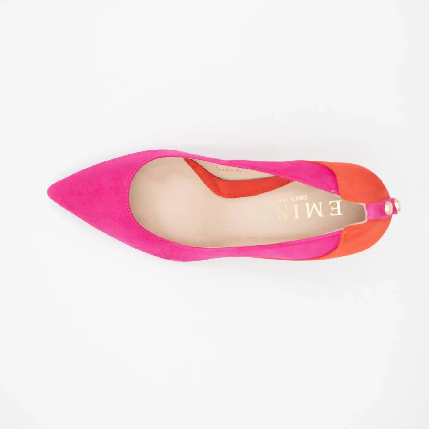 EMIS Orange & Fuchsia Marbella Stiletto – Bold Elegance with a Sculpted Heel - Leavys Shoes