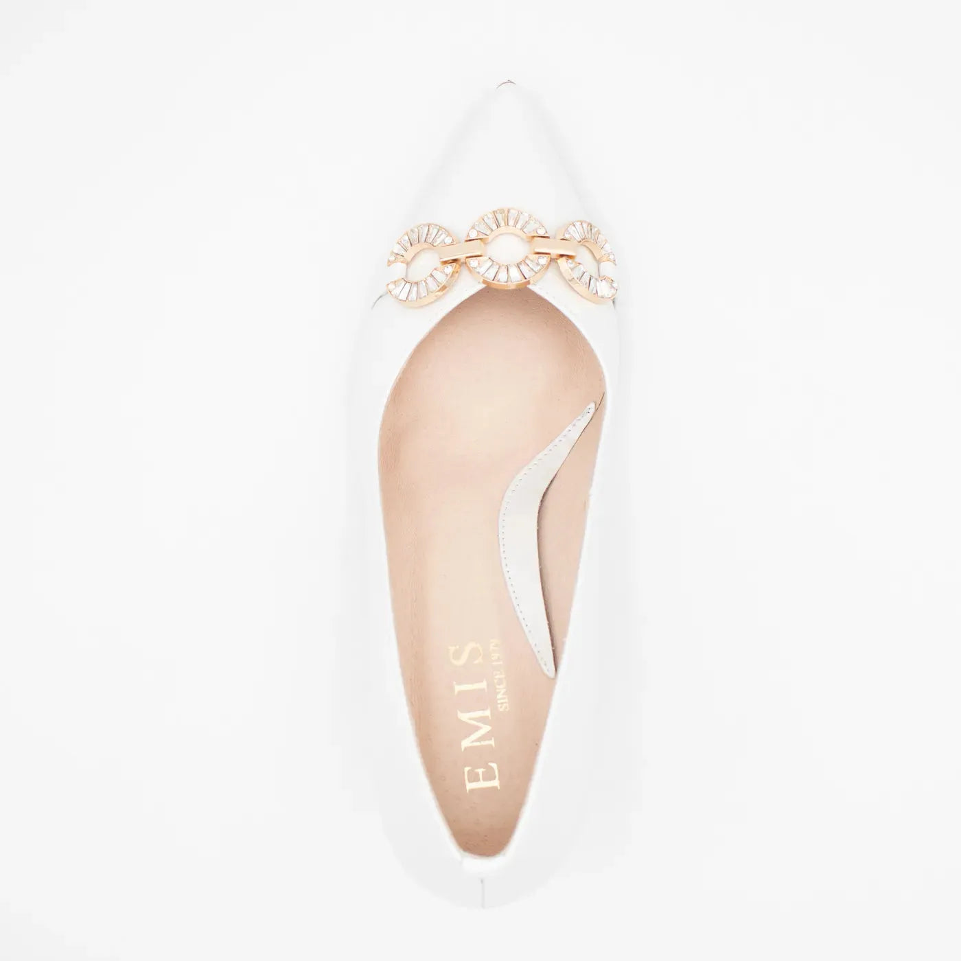 EMIS Elysia Ecru Heels – Classic Elegance with a Delicate Touch - Leavys Shoes