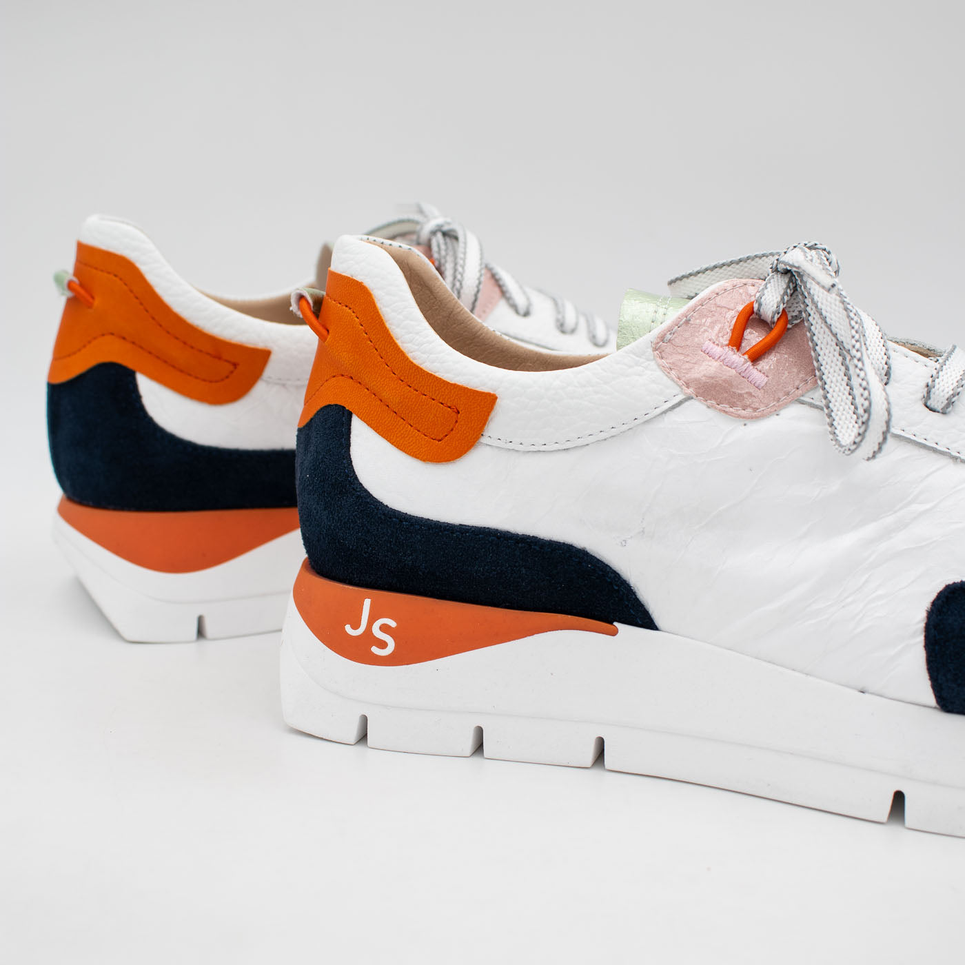 Jose Saenz Navy White Multi Trainer (Wide Fit) – 2287 NAVY/BLANCO