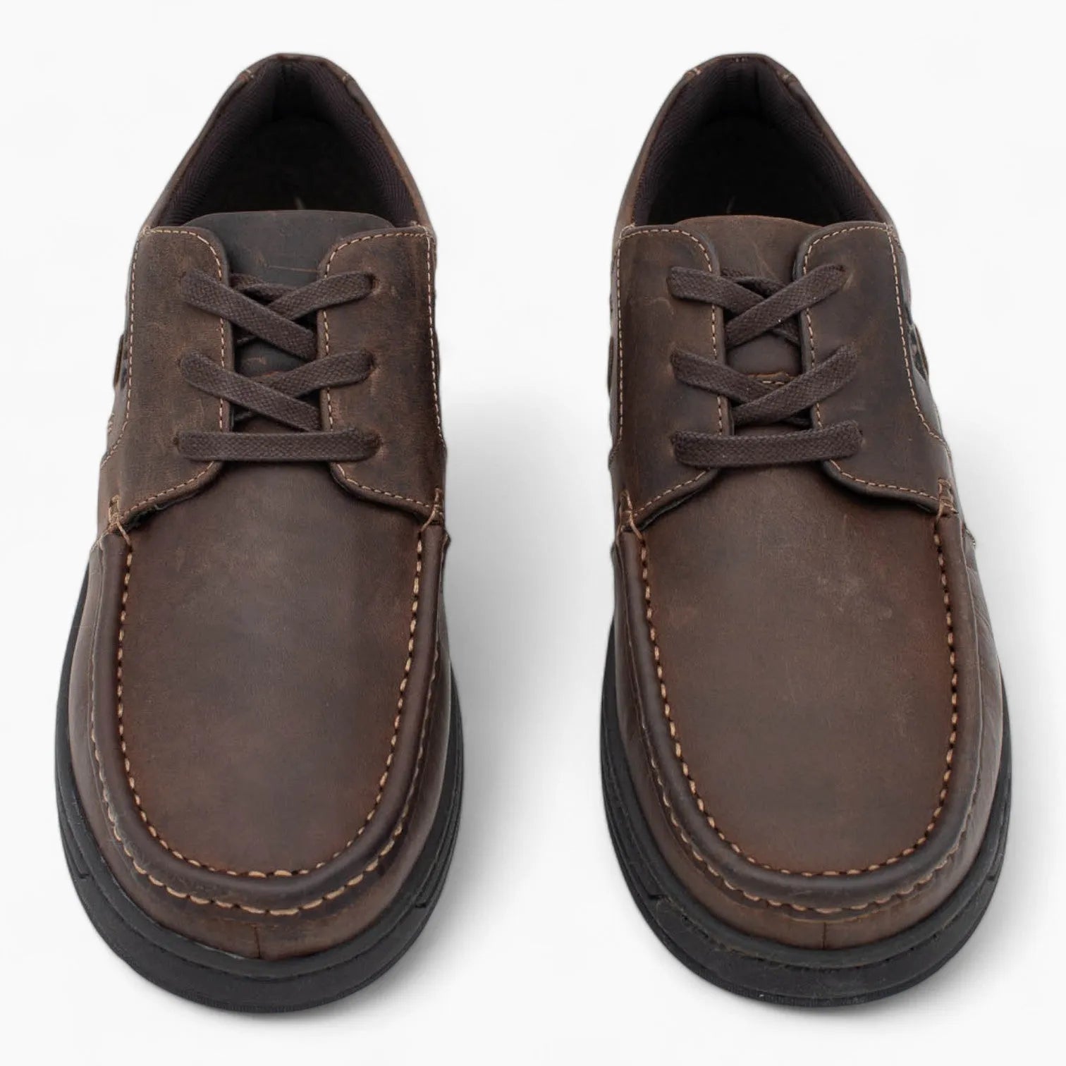 AV8 Mens Kori Brown Nubuck Slip-Ons - Leavys Shoes