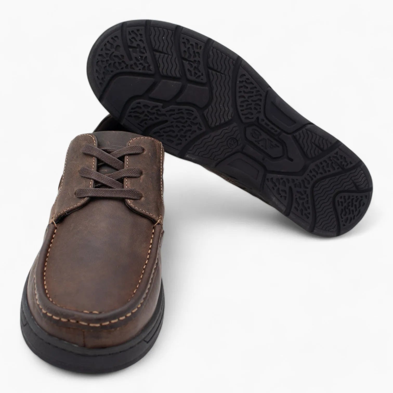 AV8 Mens Kori Brown Nubuck Slip-Ons - Leavys Shoes