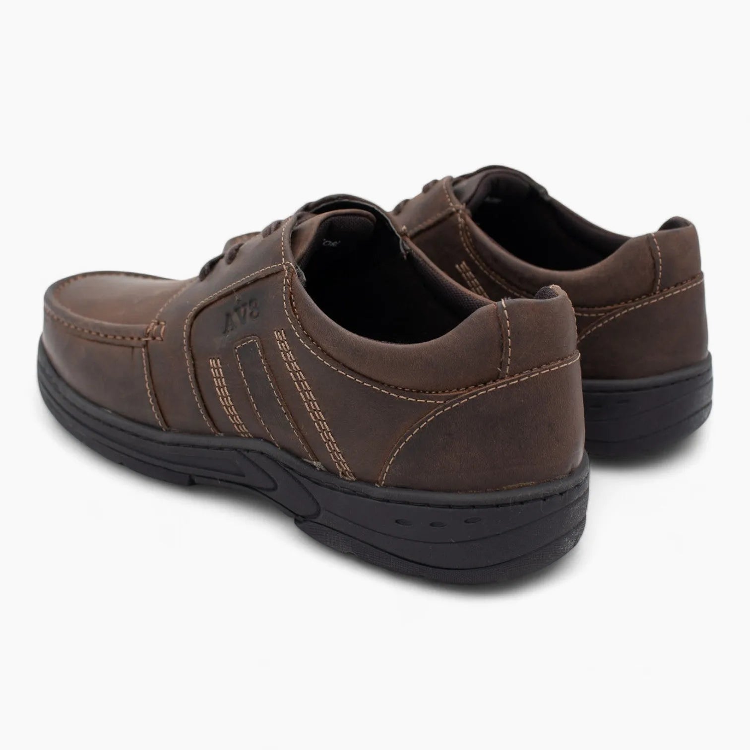 AV8 Mens Kori Brown Nubuck Slip-Ons - Leavys Shoes