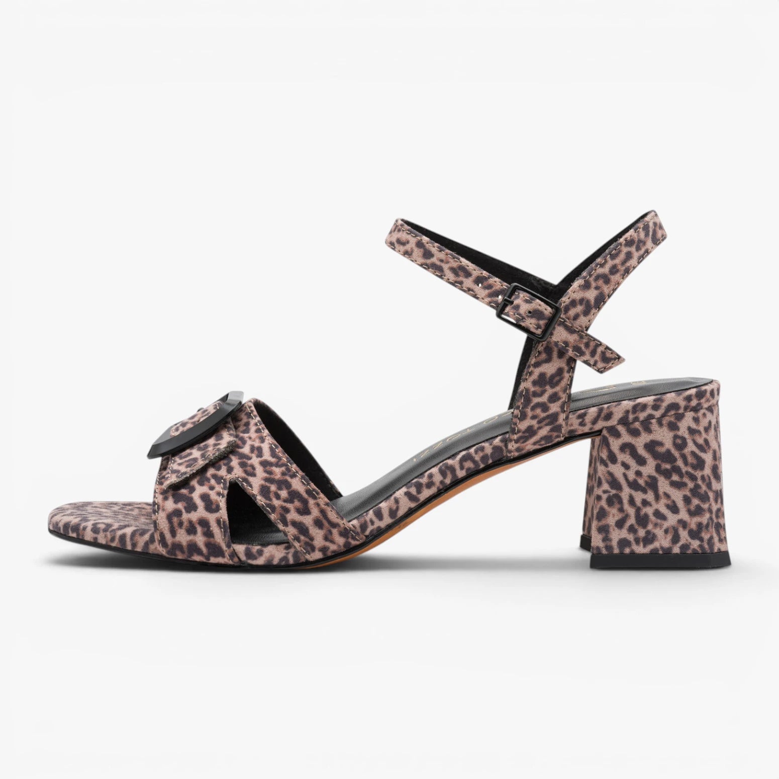 Marco Tozzi Leopard Brown Sandal (Block Heel) – 2-28387-44 973