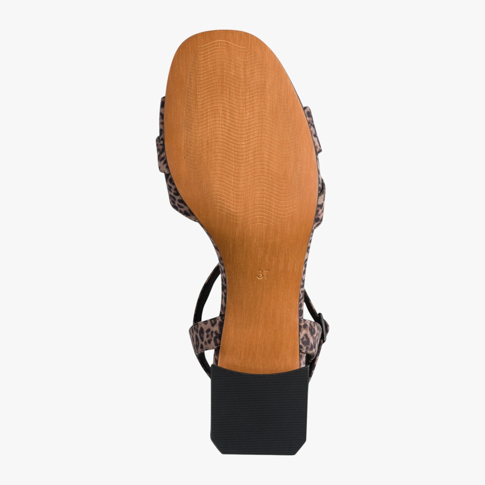 Marco Tozzi Leopard Brown Sandal (Block Heel) – 2-28387-44 973