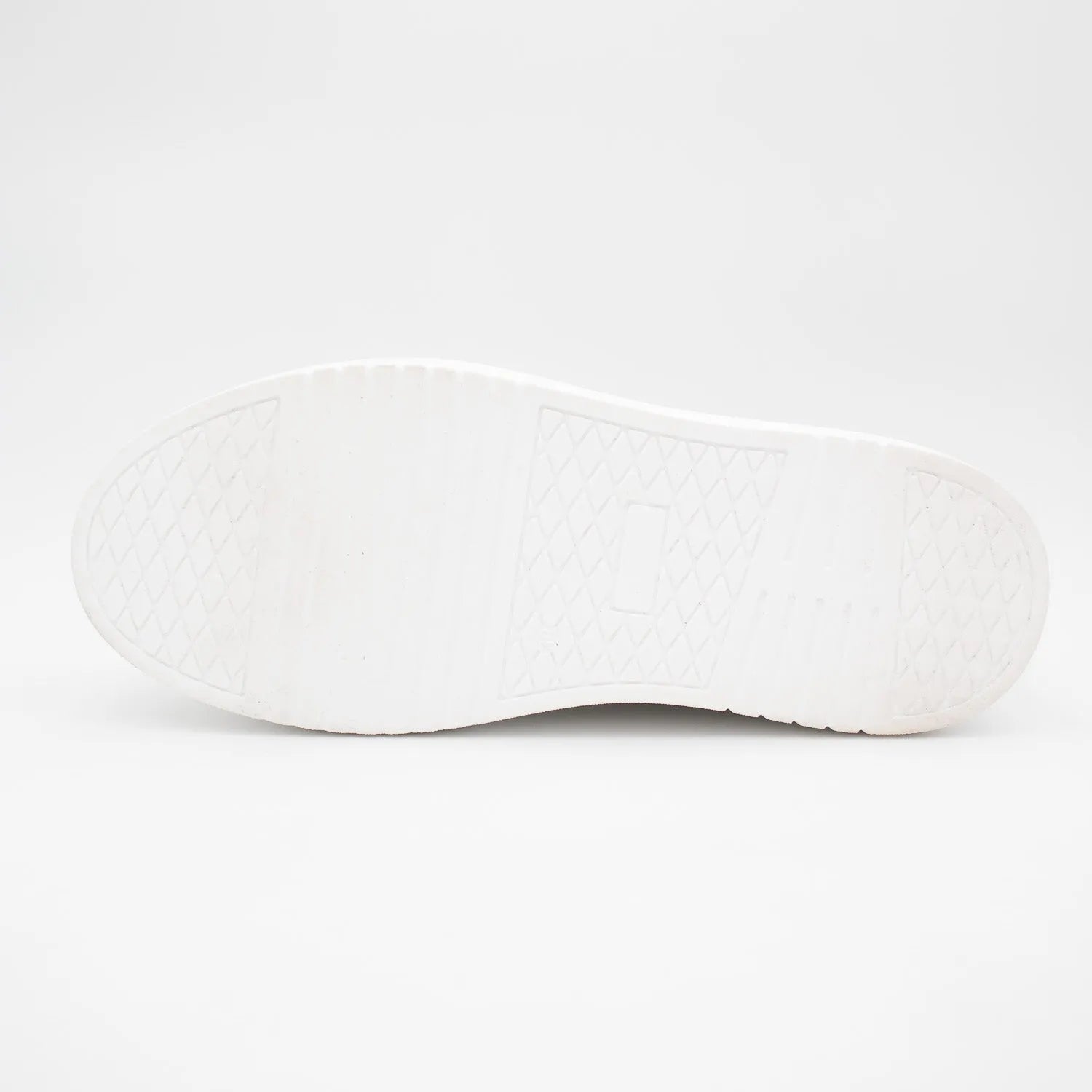 Meline White Platform Trainers with Charm Detail - Leavys Shoes