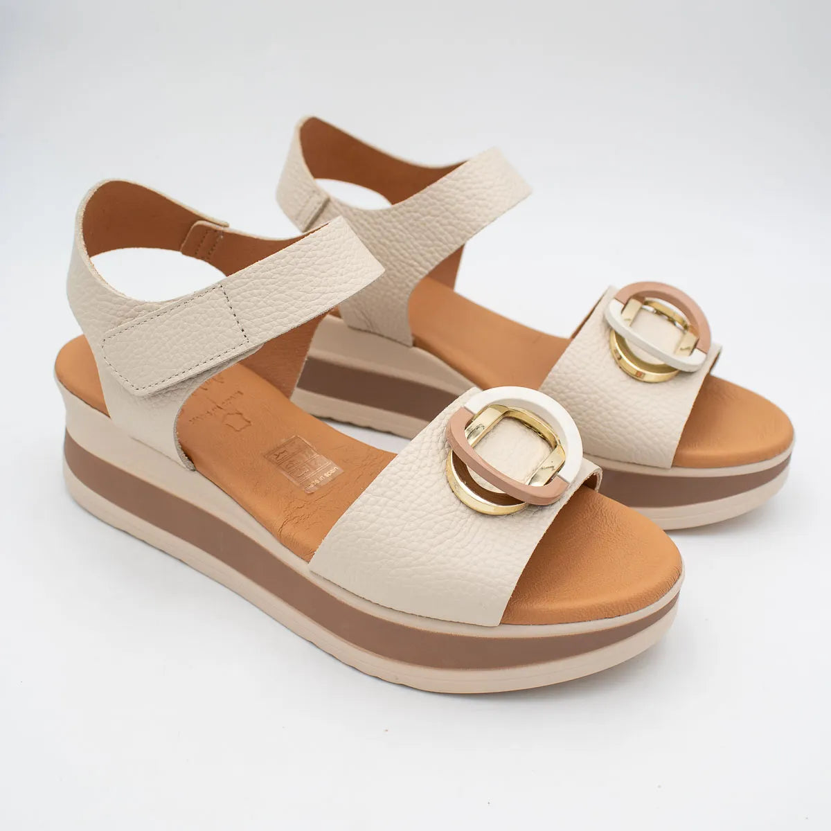 OH! My Sandals Ivory Sandal (Platform Sole) – 5974