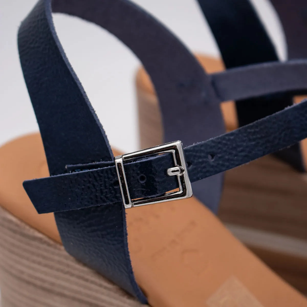 OH! My Sandals Navy Multi Sandal (Buckle Fastening) – 6004