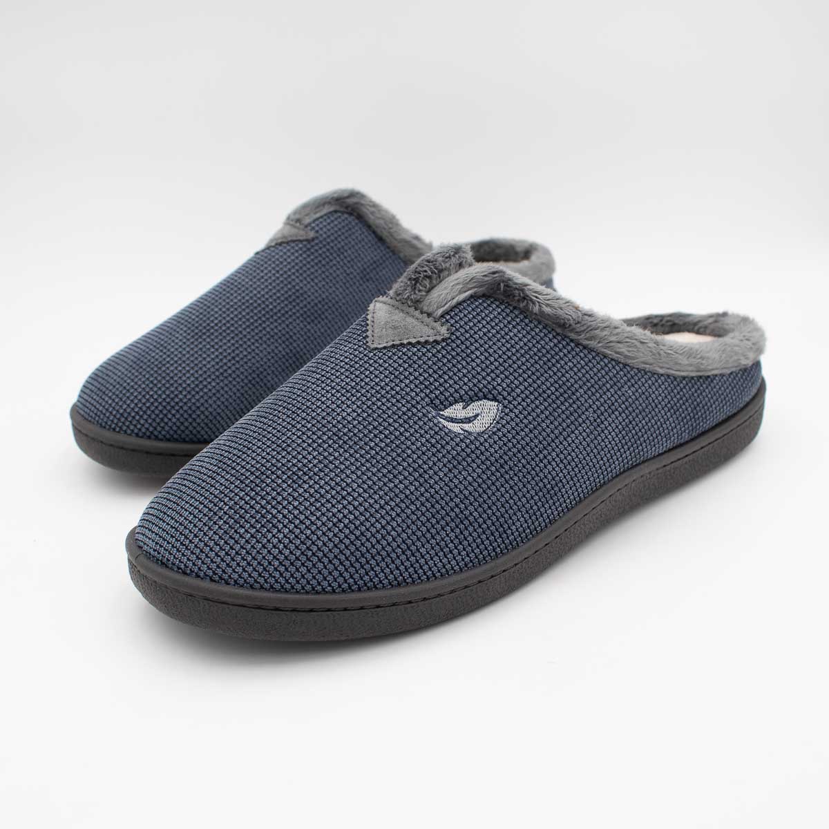 ROAL Plumaflex Men’s Marino Mule Slippers – Removable Eucalyptus Insole – R12248
