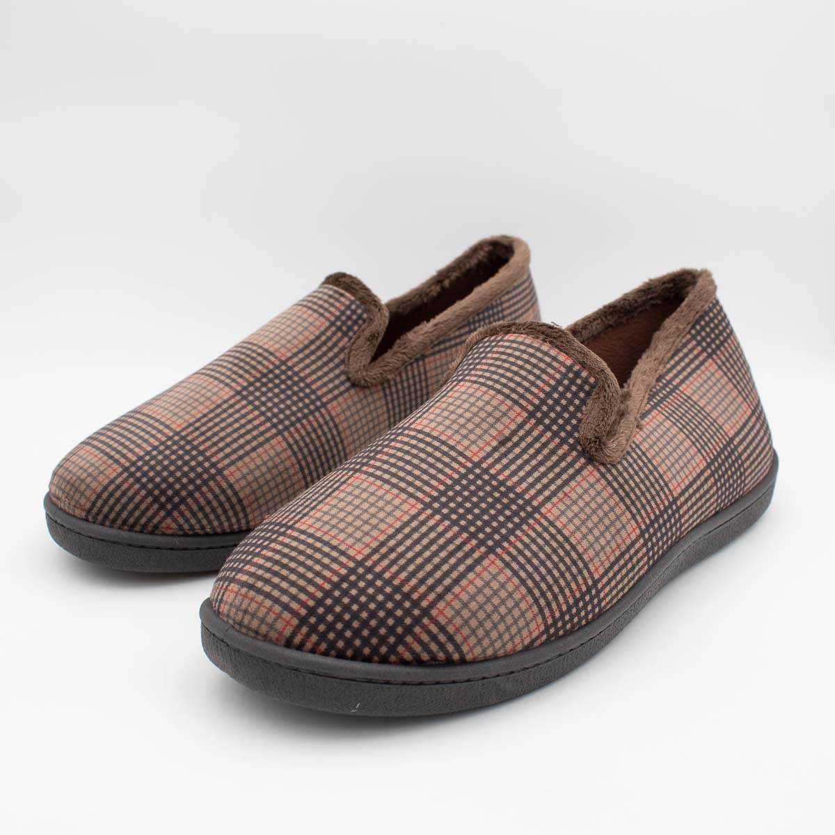 ROAL Plumaflex Men’s Marron Slippers – Removable Eucalyptus Insole