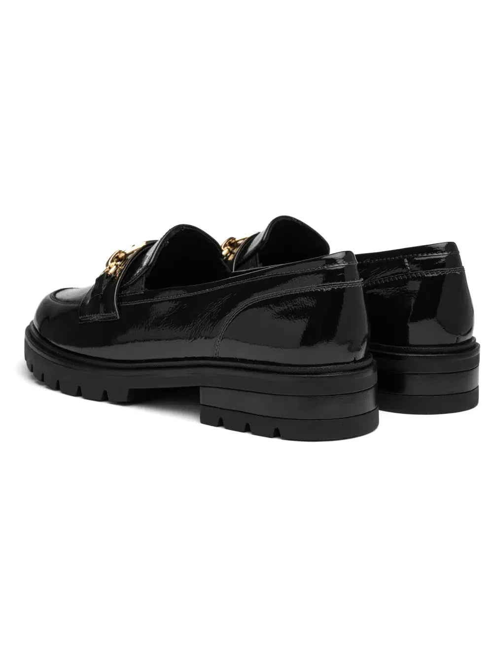 Ara Cambridge Dark Navy Patent Leather Slim Fit Loafers