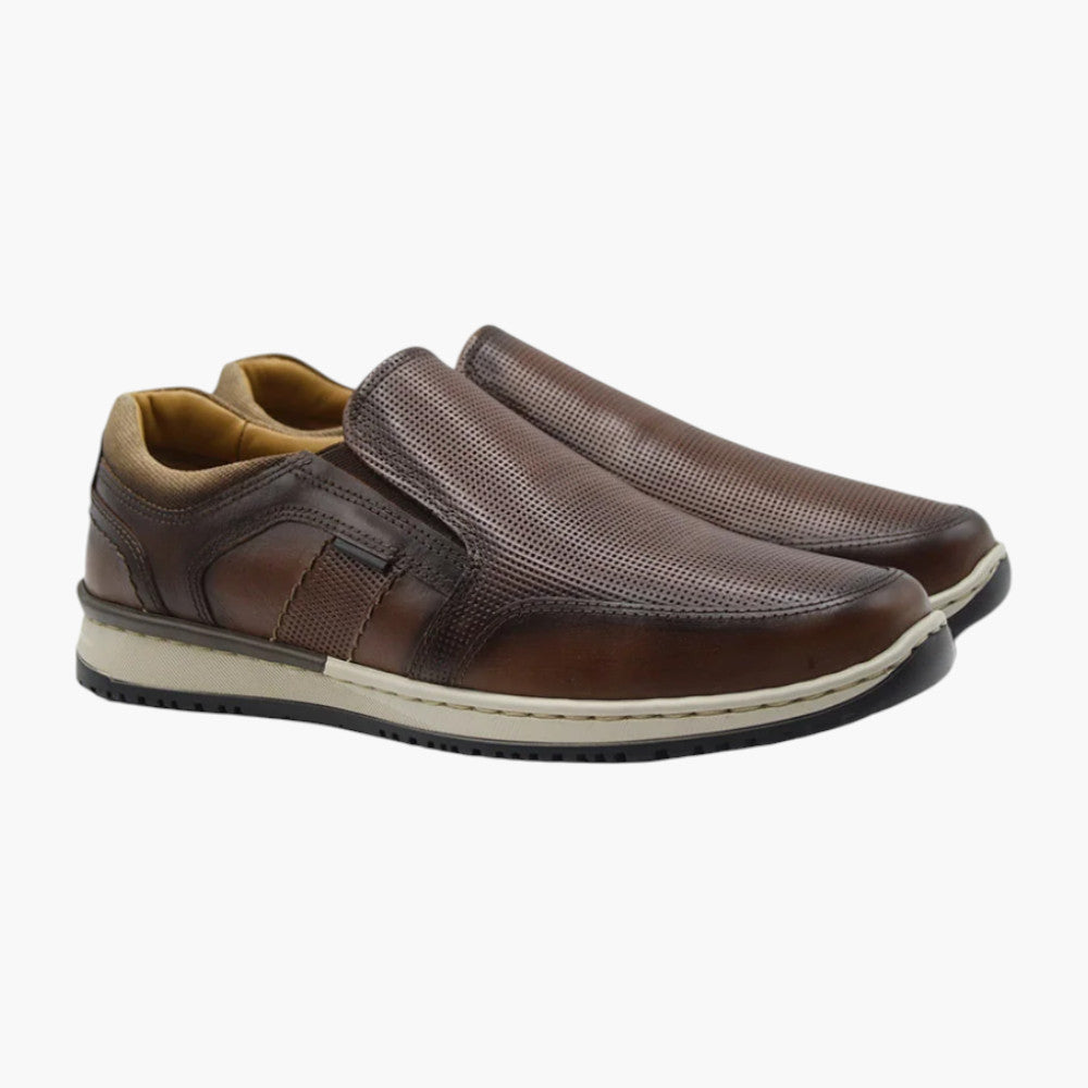 Dubarry Bateman Men's Slip-On Moccasin Shoe - Brown - Leavys Shoes
