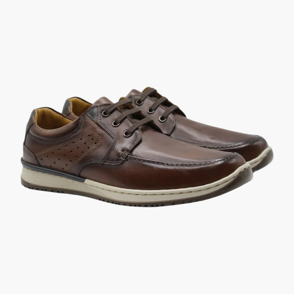 Dubarry Buddy Men’s Smart Lace-Up Shoe in Brown Leather - Leavys Shoes