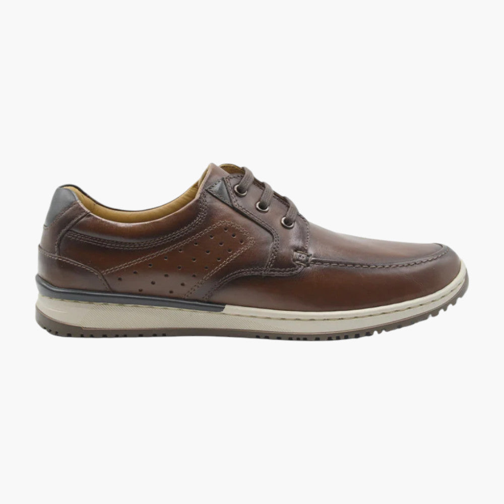 Dubarry Buddy Men’s Smart Lace-Up Shoe in Brown Leather - Leavys Shoes