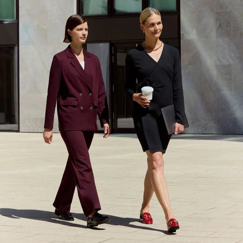Tamaris Red Patent Loafer with Gold Horsebit Detail - Leavys Shoes