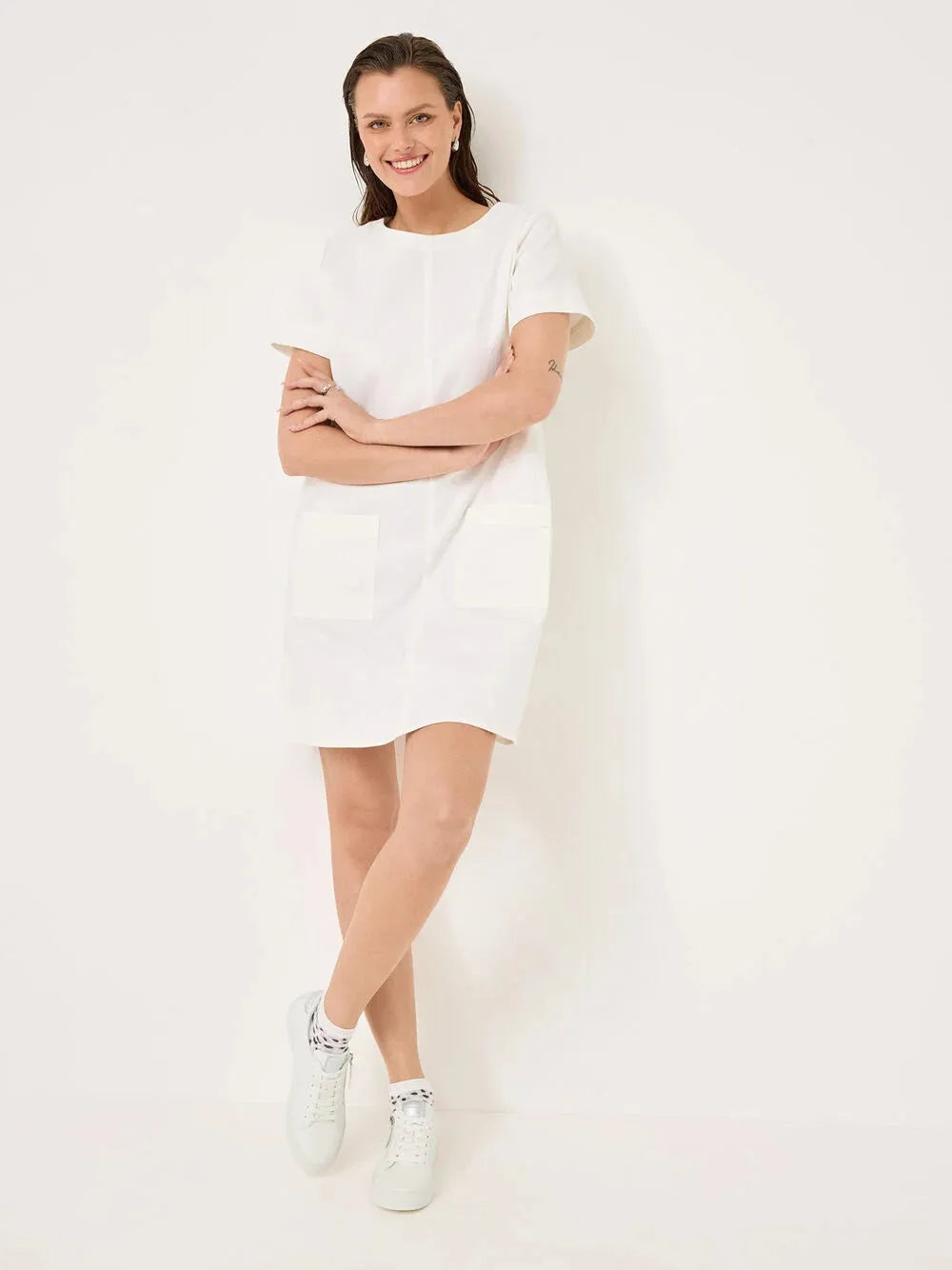 Tamaris Essentials White Lace-Up Runner – Sleek & Trendy - Leavys Shoes