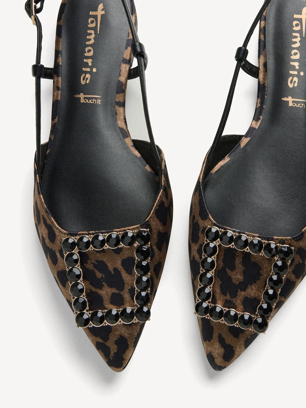Tamaris Leopard Slingback Shoes 1-29403-42-360