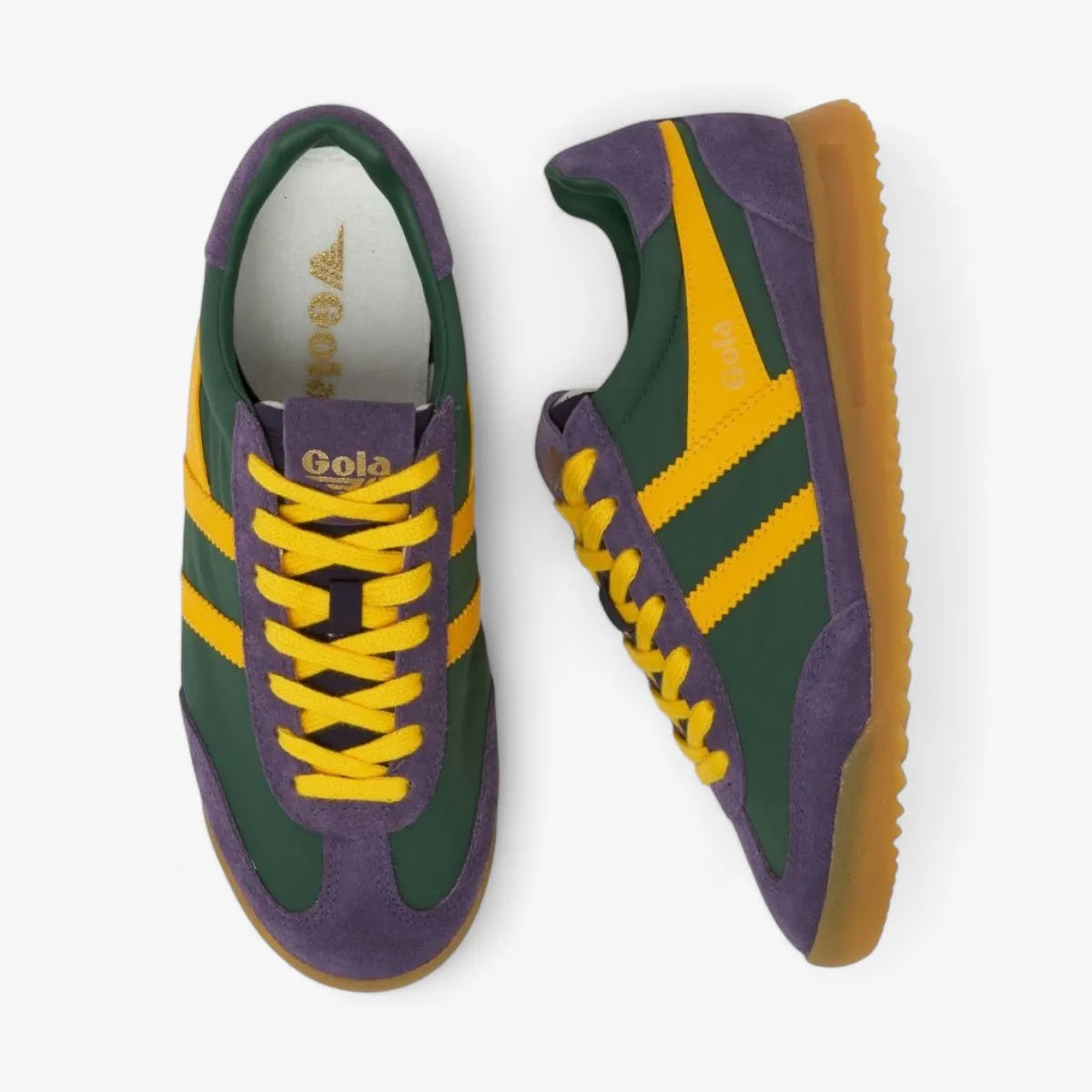 Gola Firefly – Evergreen/Plum/Sun (CLB577NV2) - Leavys Shoes