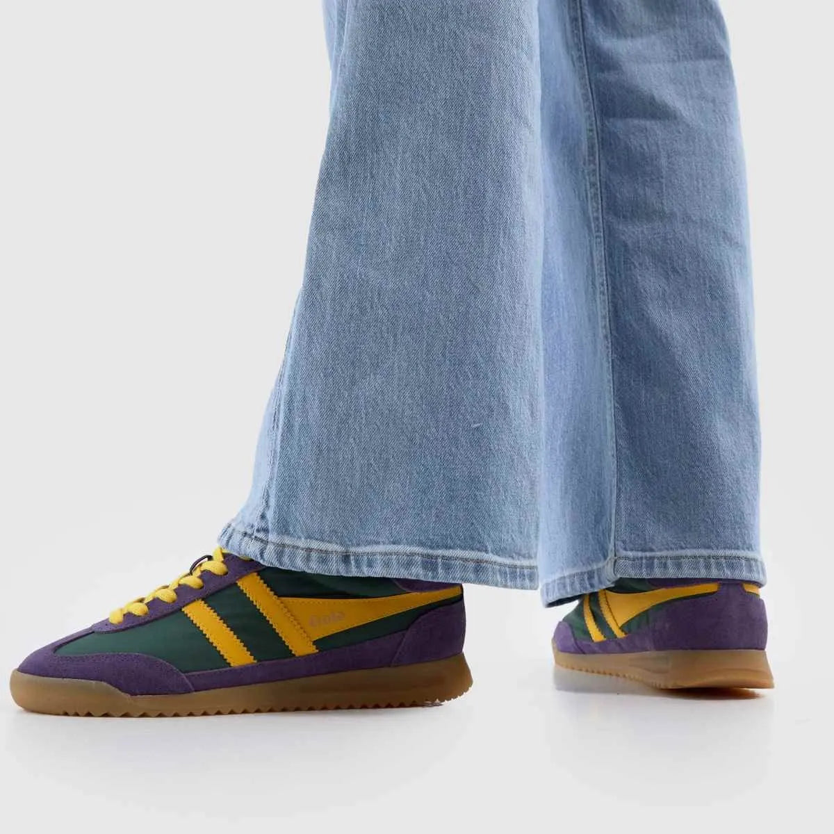 Gola Firefly – Evergreen/Plum/Sun (CLB577NV2) - Leavys Shoes