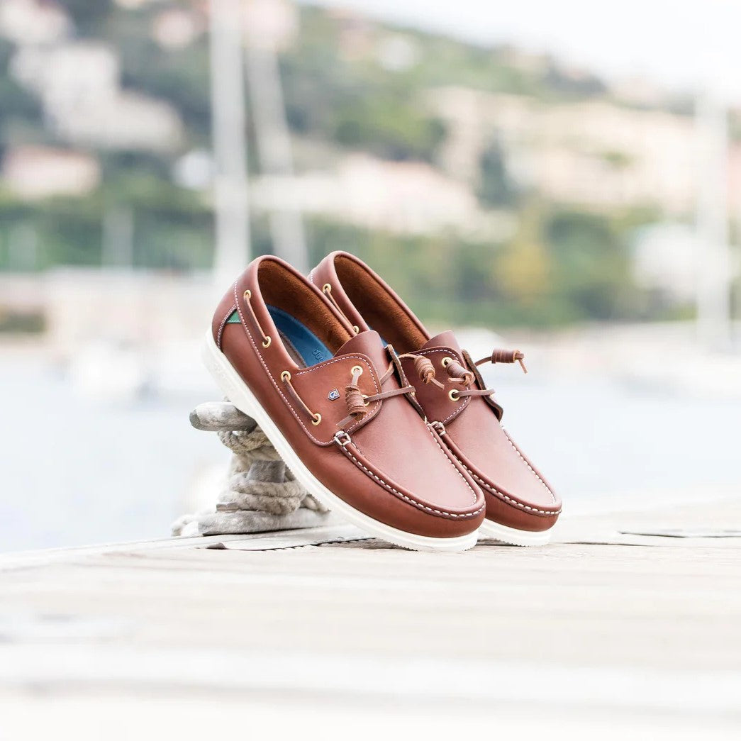 Dubarry Admirals Brown Leather Deck Shoes - Leavys Shoes