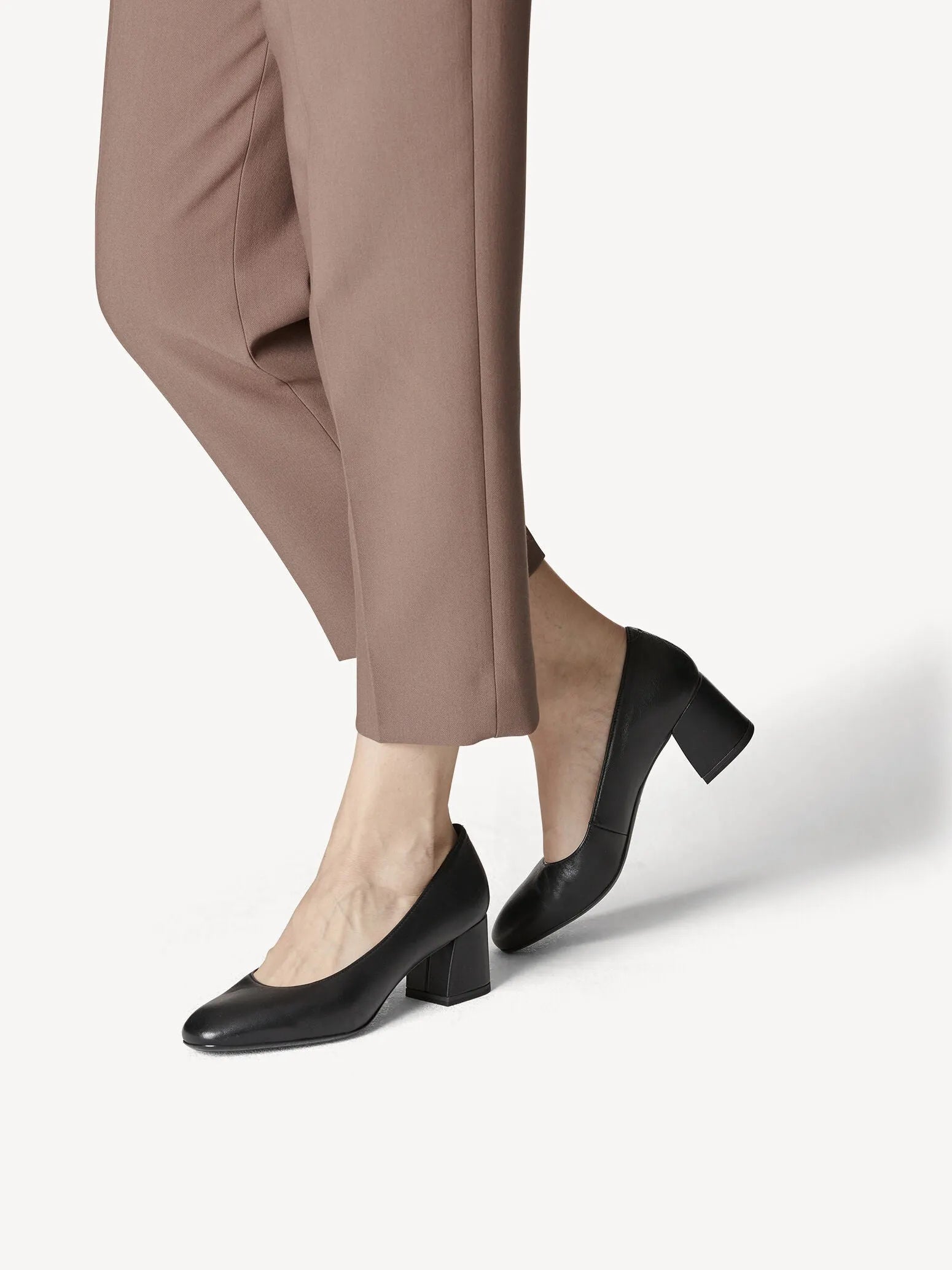 City Spark Black Pumps - Leavys Shoes