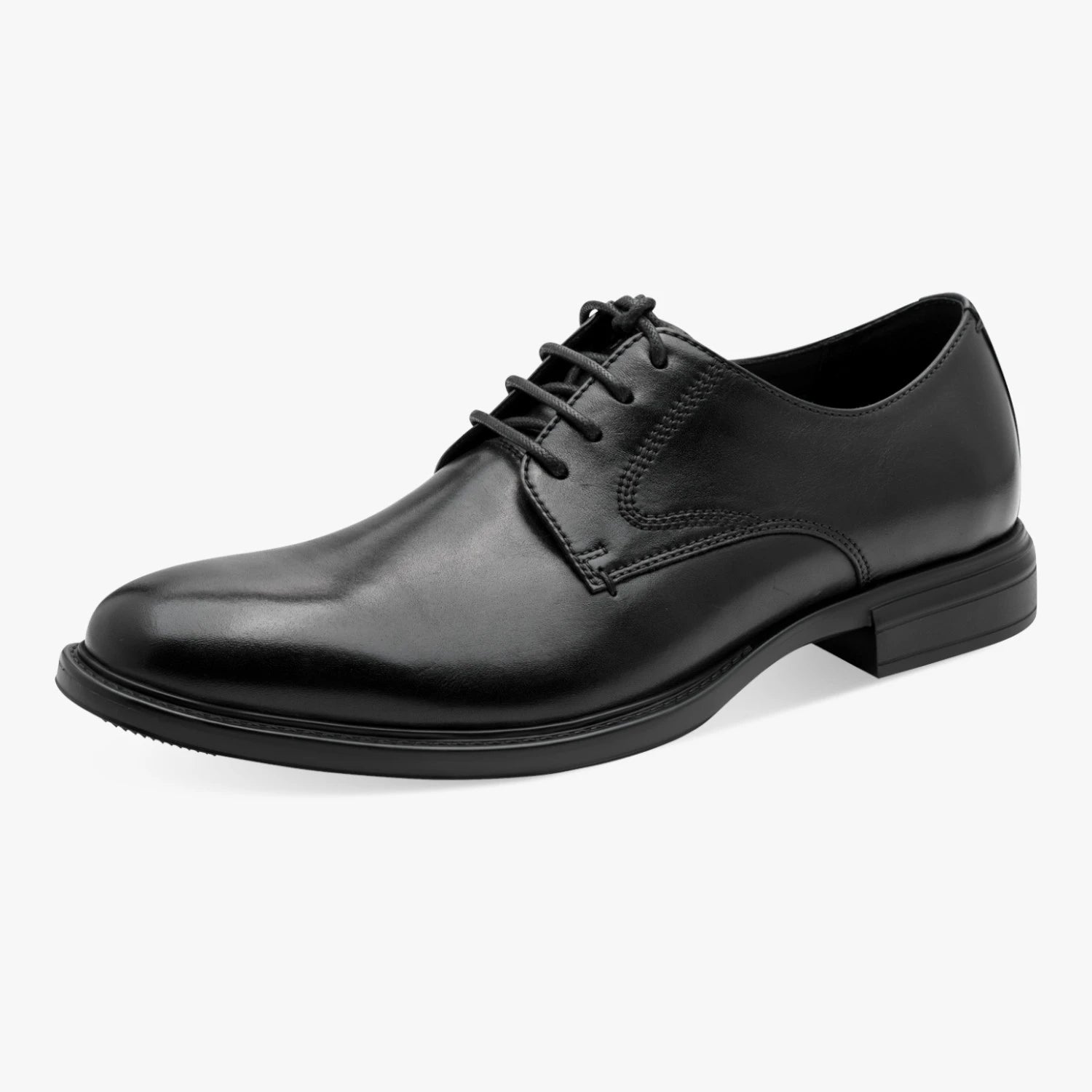 Tamaris Men Black Leather Lace-Up Shoe