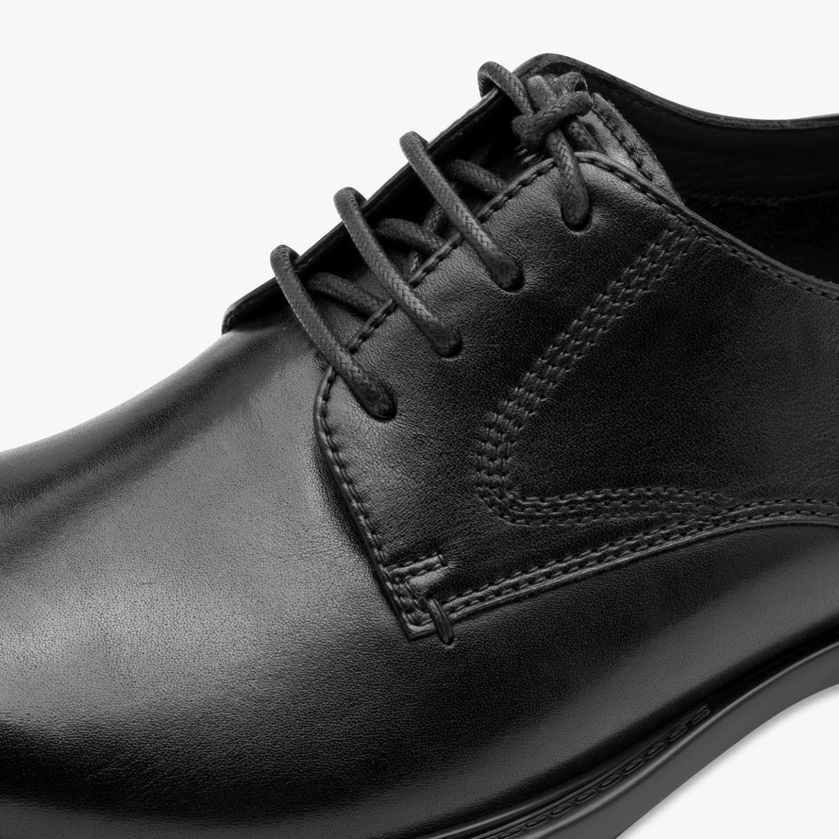Tamaris Men Black Leather Lace-Up Shoe