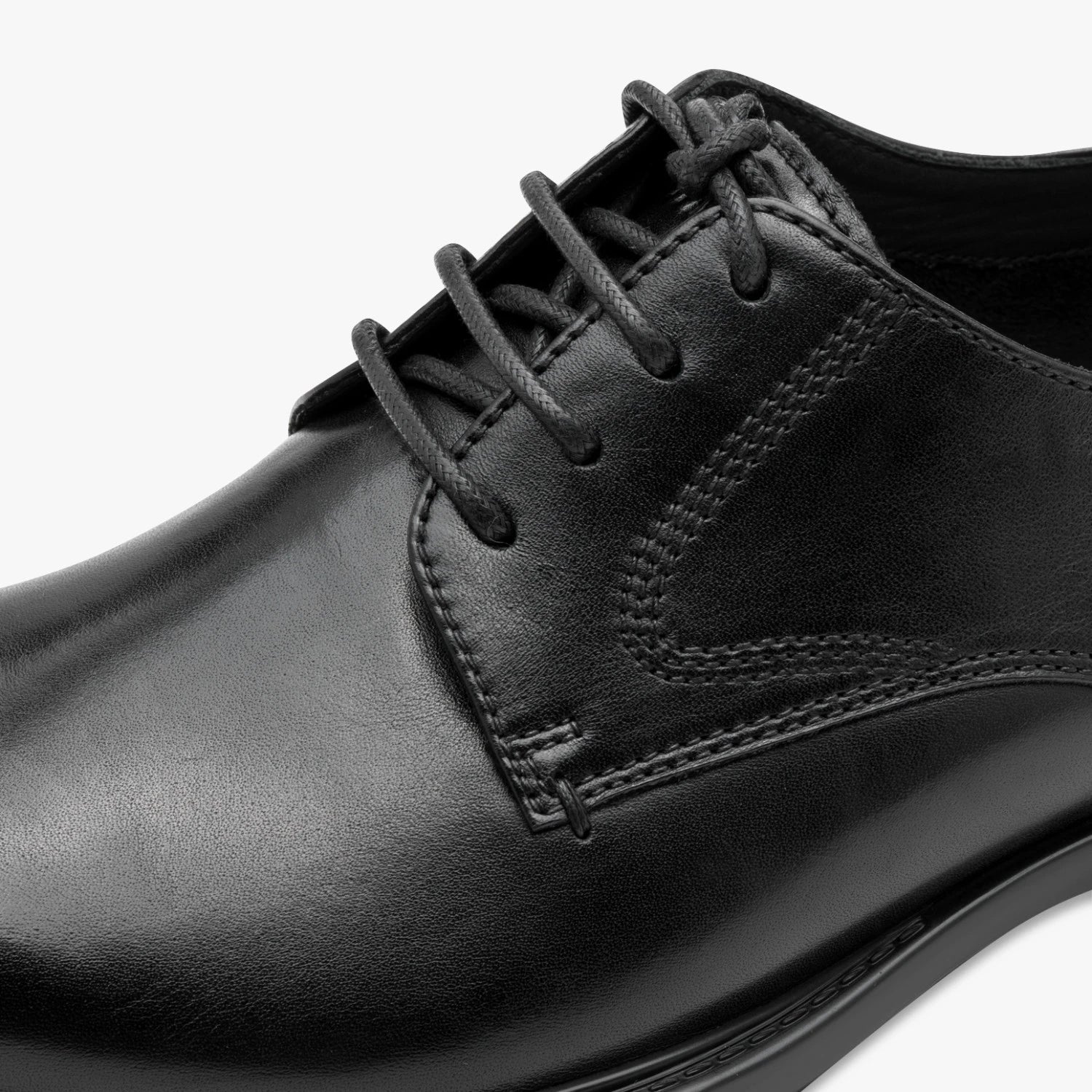 Tamaris Men Black Leather Lace-Up Shoe