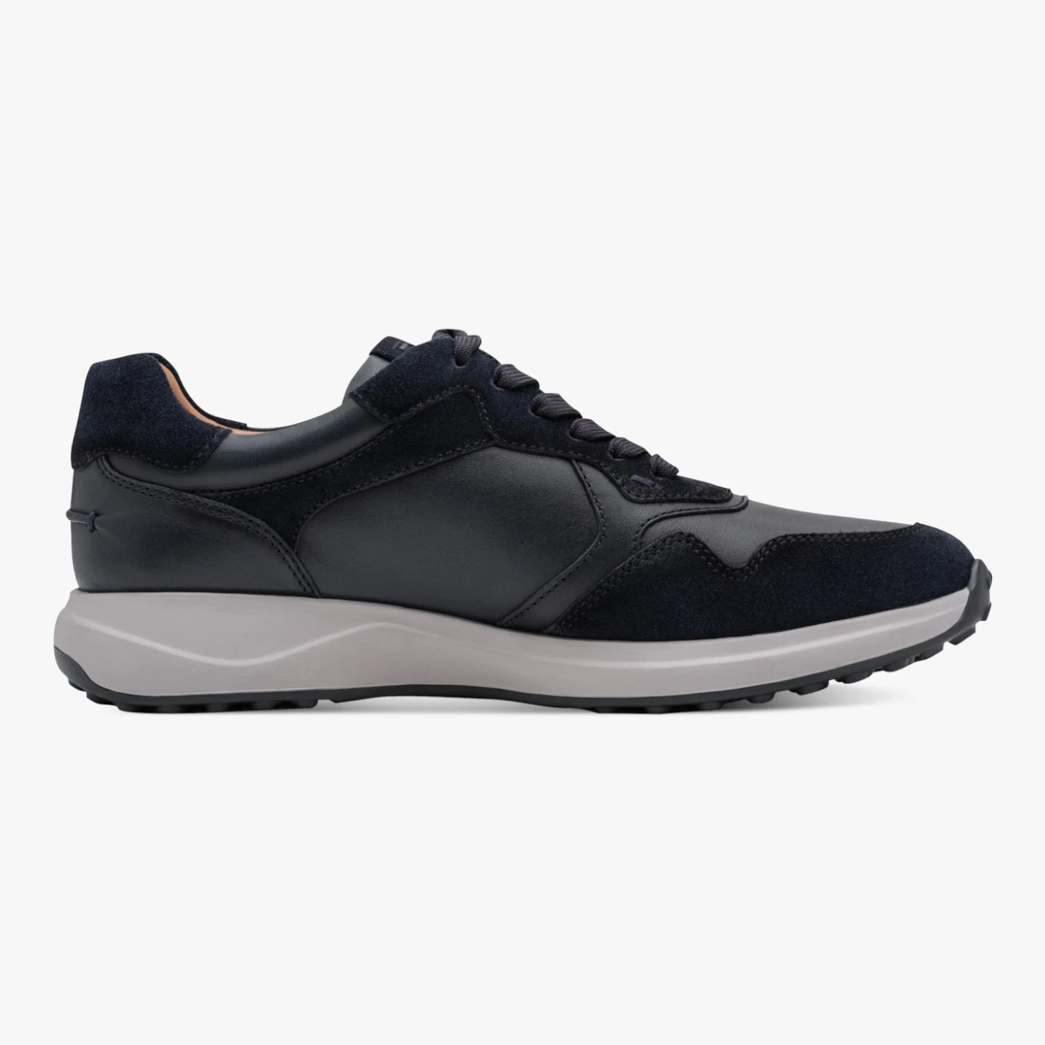 Tamaris Men’s Navy Leather Lace-Up Trainers