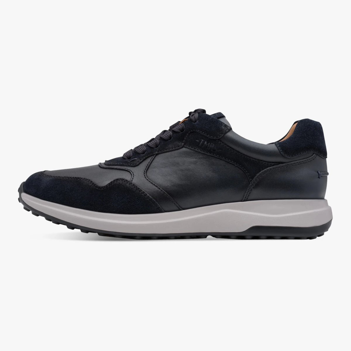 Tamaris Men’s Navy Leather Lace-Up Trainers