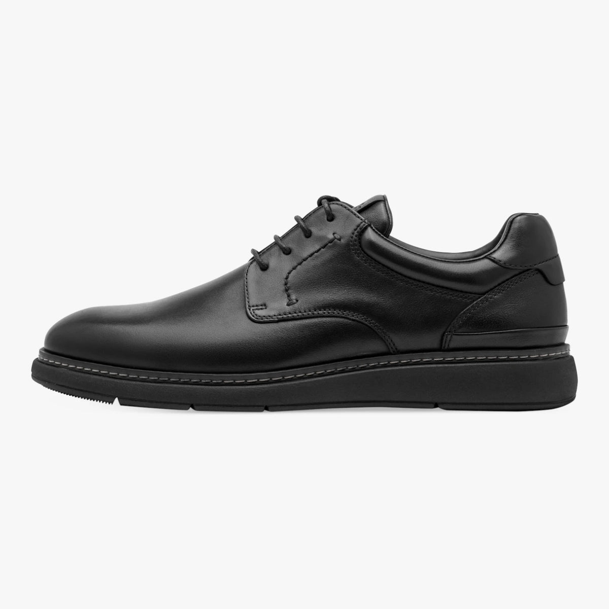 Tamaris Men’s Black Leather Lace-Up Shoes
