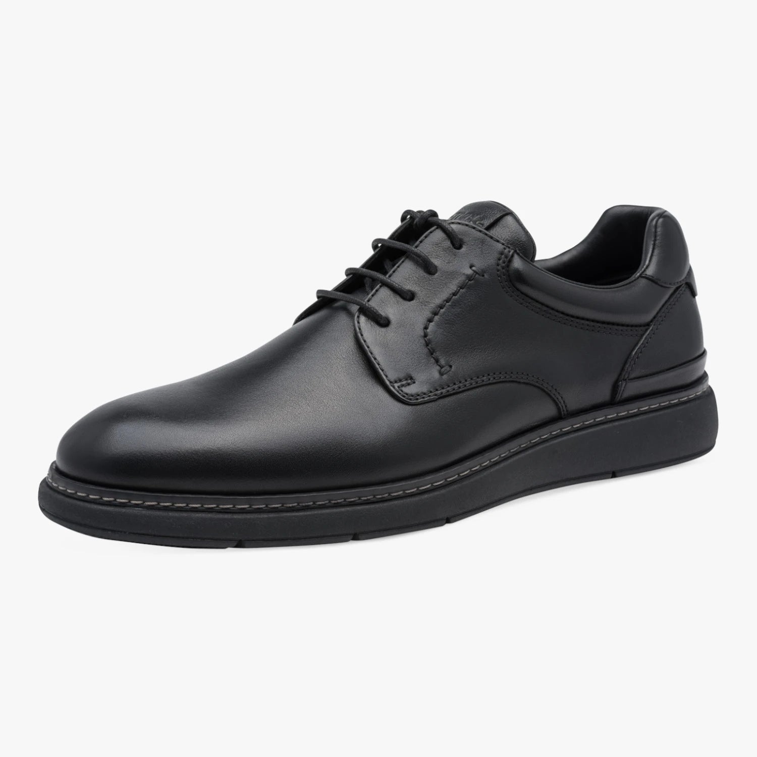 Tamaris Men’s Black Leather Lace-Up Shoes