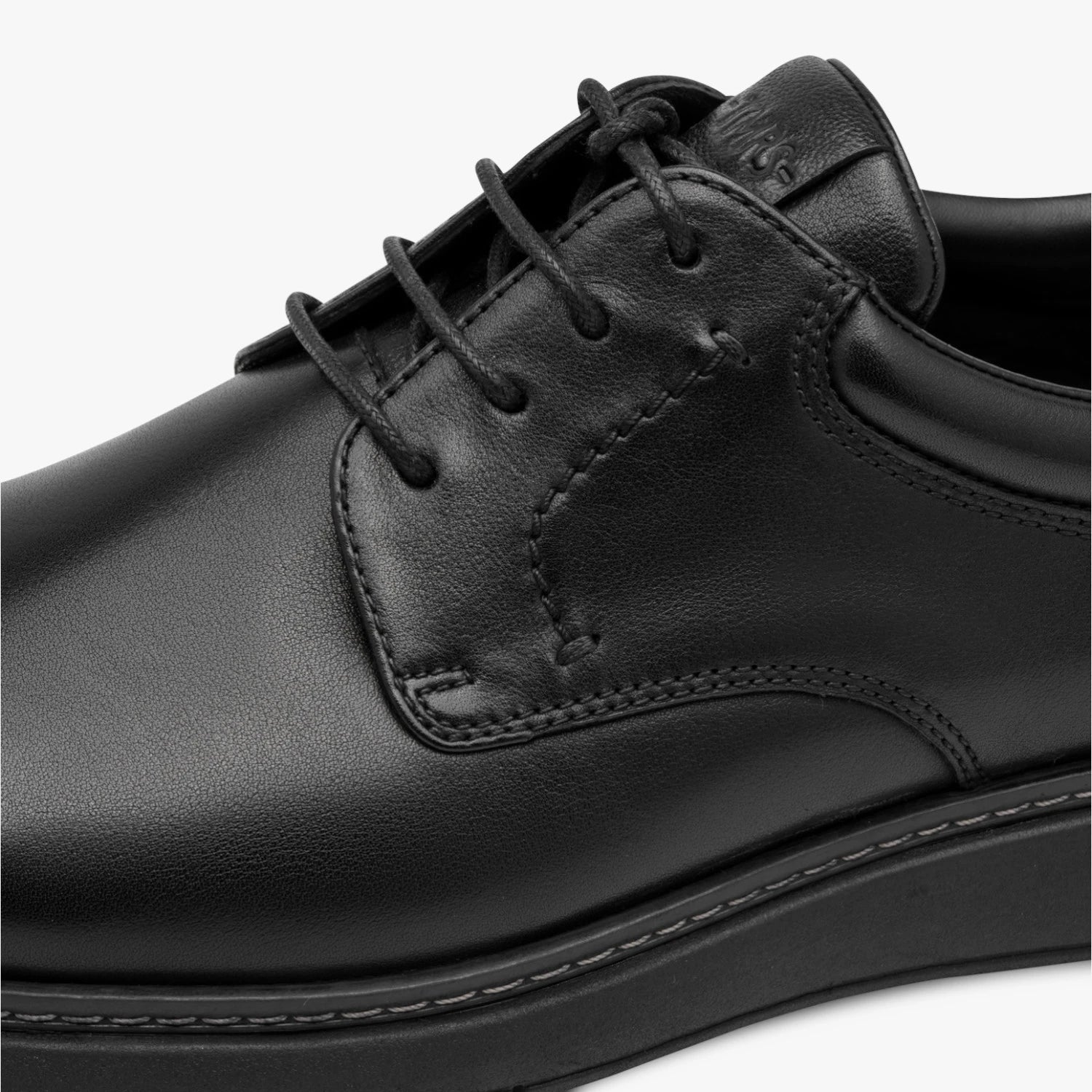 Tamaris Men’s Black Leather Lace-Up Shoes