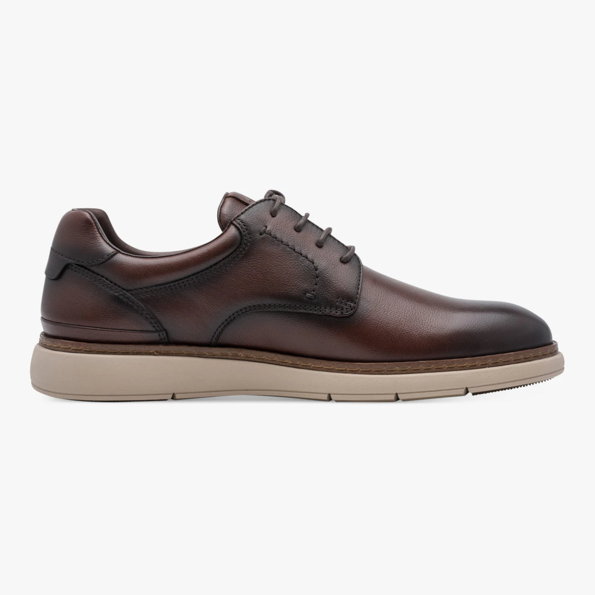 Tamaris Men Mocca Brown Leather Lace-Up Shoe