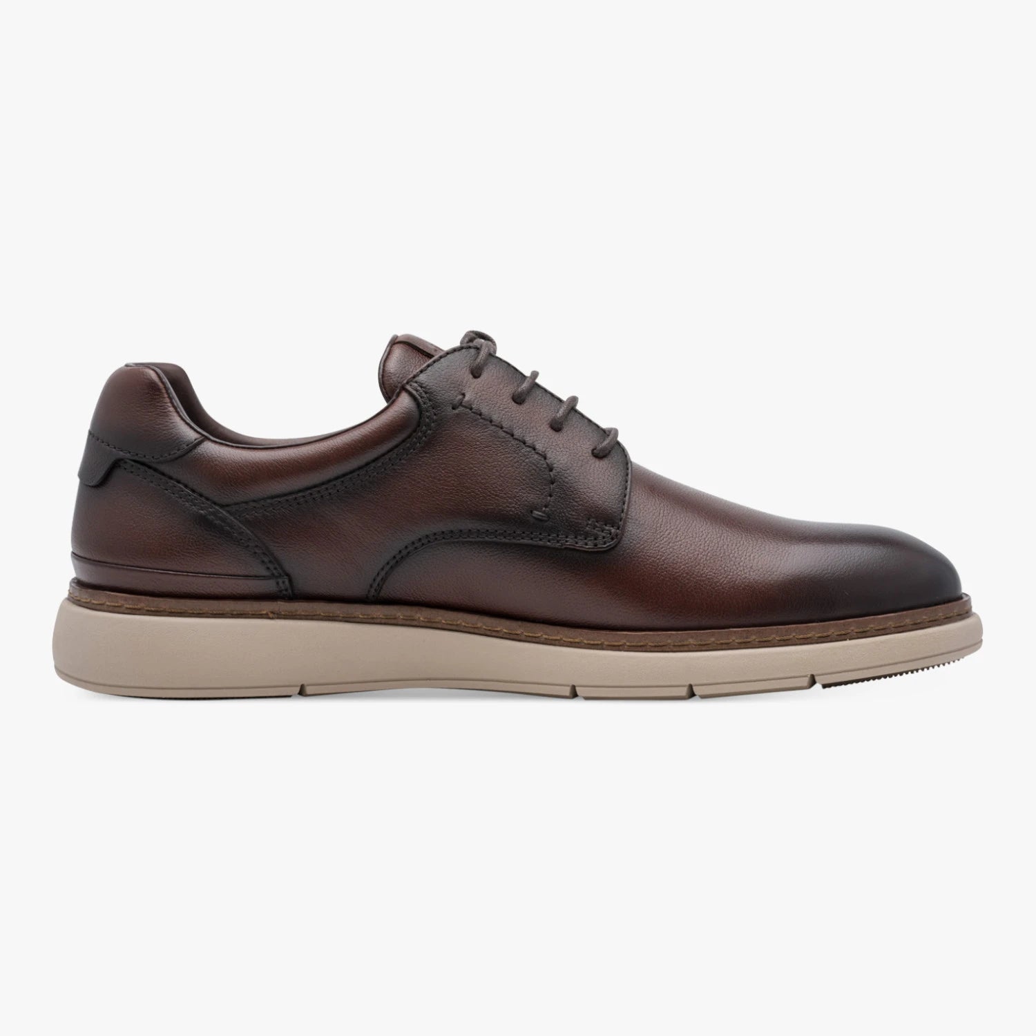 Tamaris Men Mocca Brown Leather Lace-Up Shoe