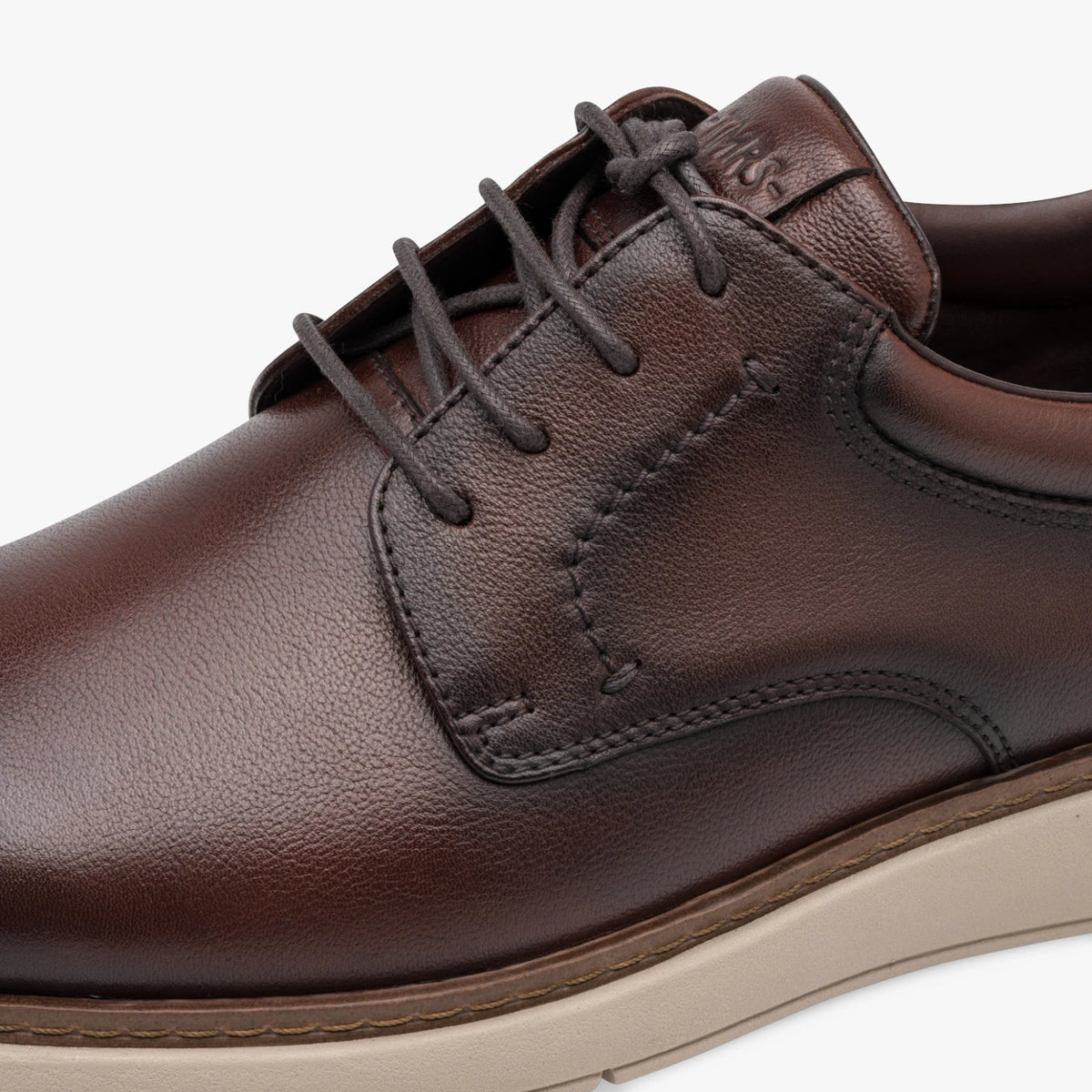 Tamaris Men Mocca Brown Leather Lace-Up Shoe