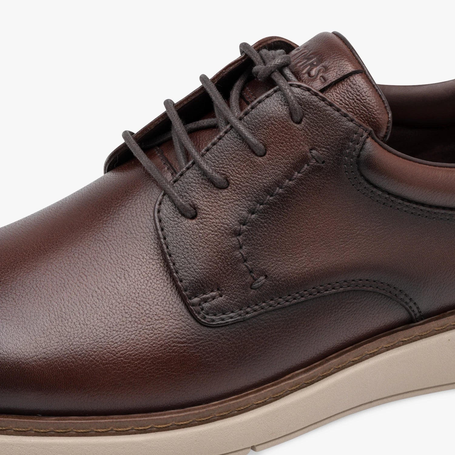 Tamaris Men Mocca Brown Leather Lace-Up Shoe