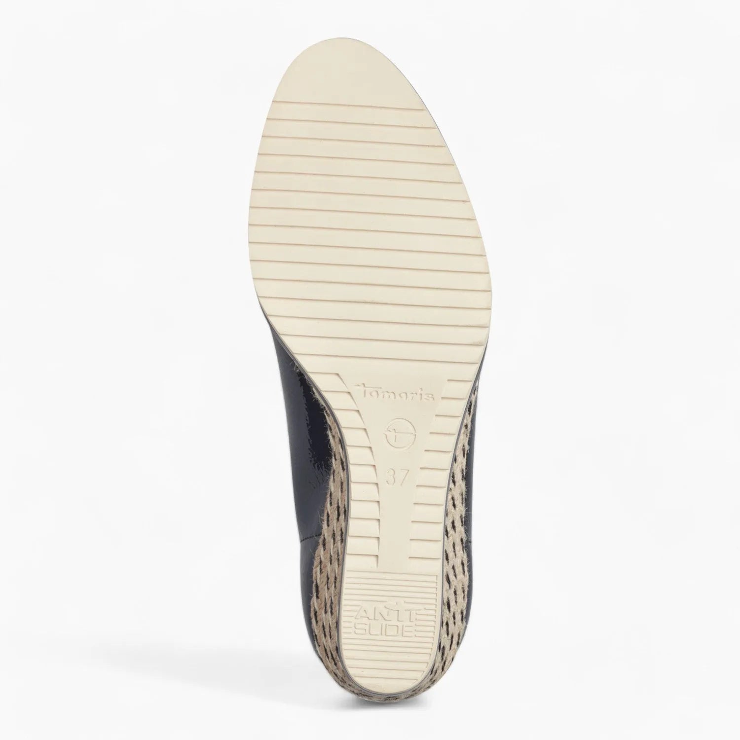 Tamaris Essentials Navy Espadrille Wedge – Stylish & Comfortable - Leavys Shoes