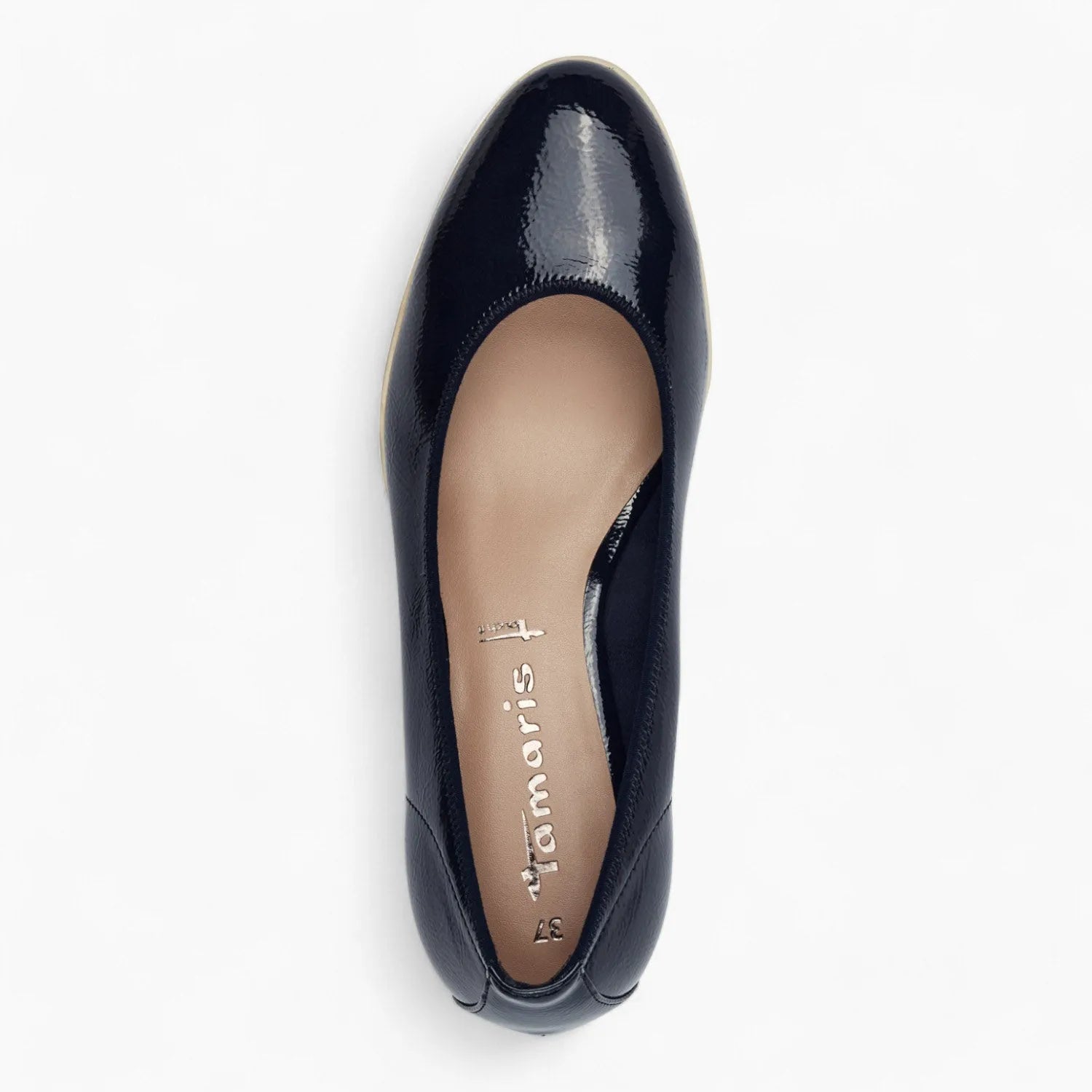 Tamaris Essentials Navy Espadrille Wedge – Stylish & Comfortable - Leavys Shoes
