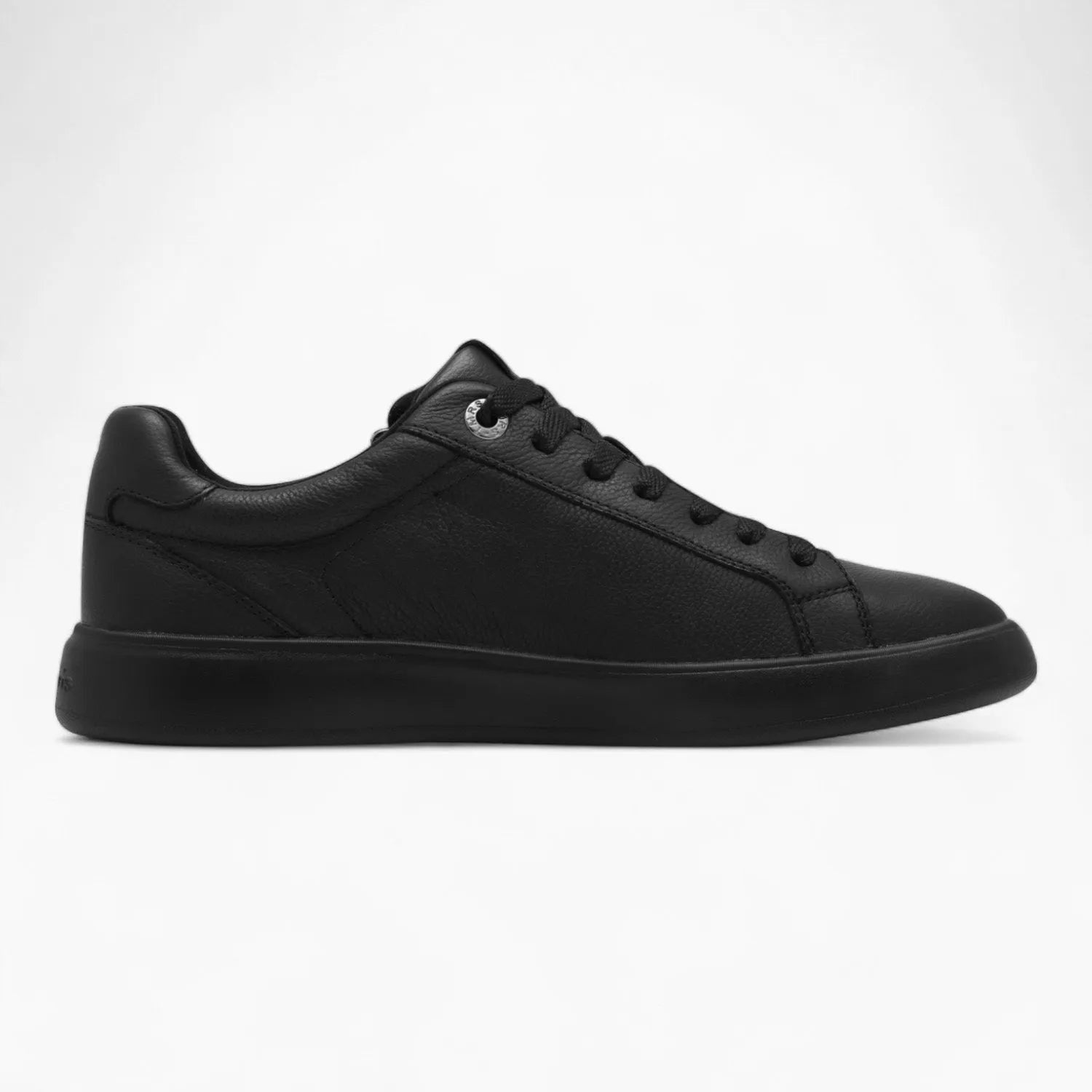 Tamaris Essentials Black Leather Runner – All-Day Comfort - Leavys Shoes