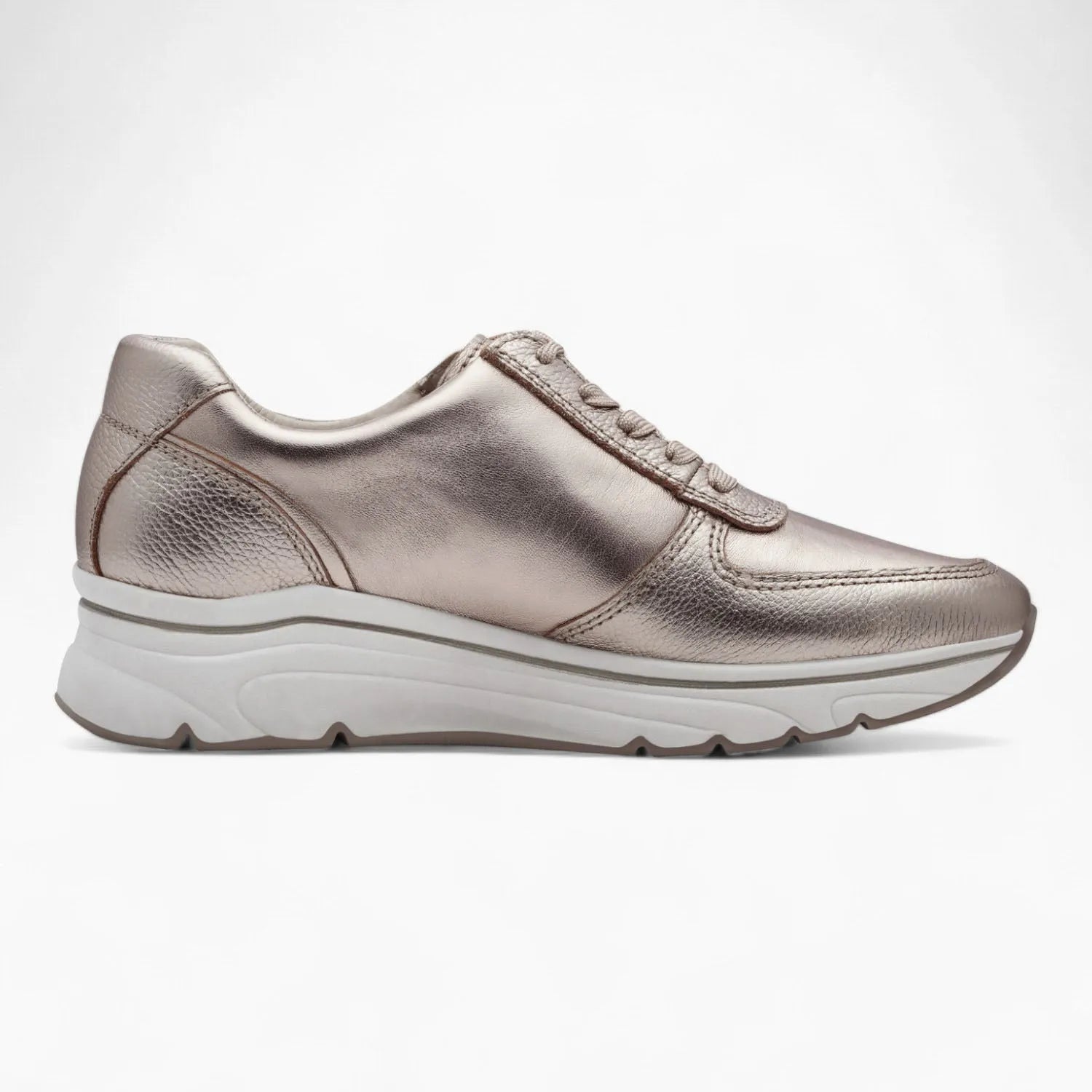 Tamaris PureRelax Gold Runner – Stylish Comfort with White Sole - Leavys Shoes