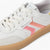 Tamaris Trendy White Runners – Gum Sole, Colourful Accents - Leavys Shoes