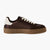 Tamaris Retro Sneaker in Chocolate with Cream Stripe - Leavys Shoes