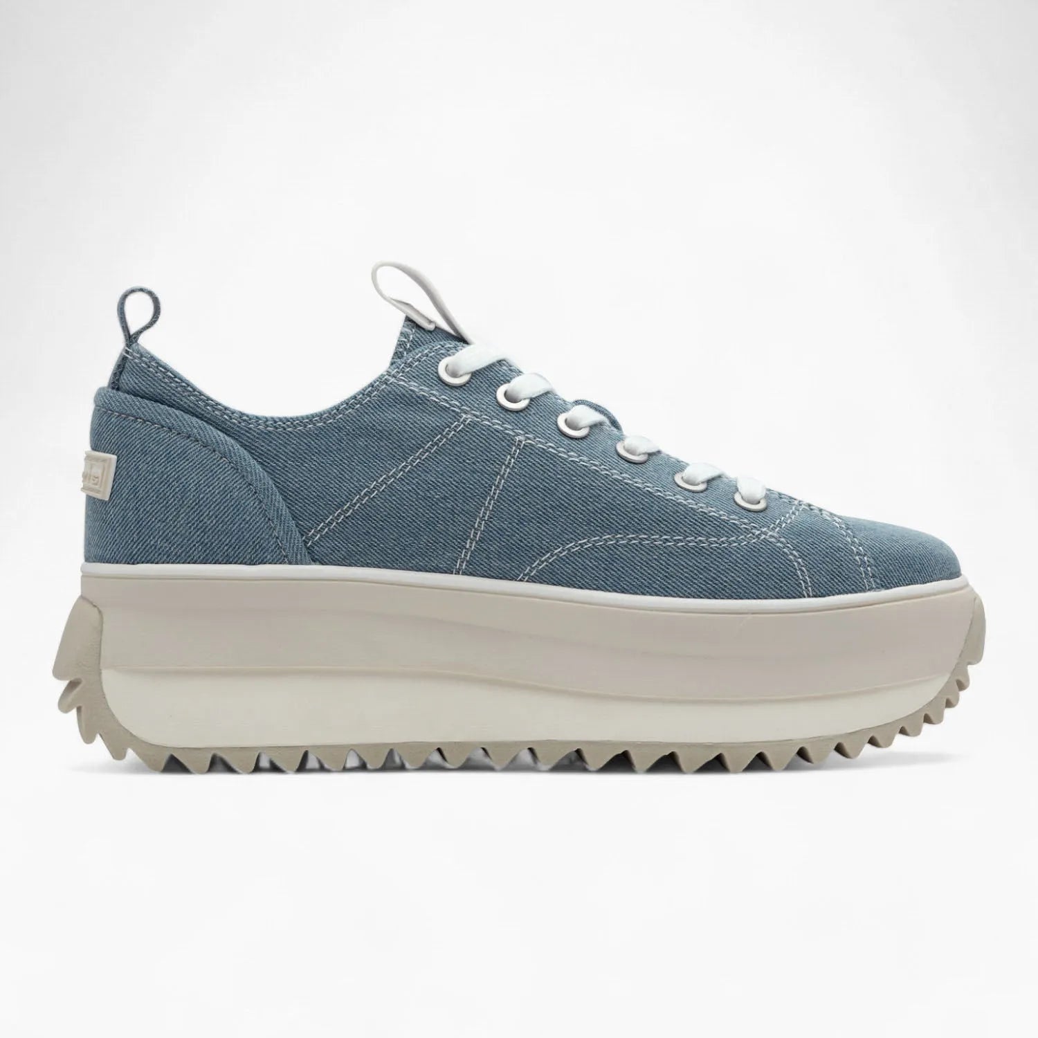 Tamaris Denim Blue Lace-Up Runner – Trendy & Comfortable - Leavys Shoes