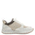 Tamaris White Runner with Gold and Brown Details