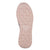  Bottom view of the Tamaris sneaker's sole with white and light pink design.