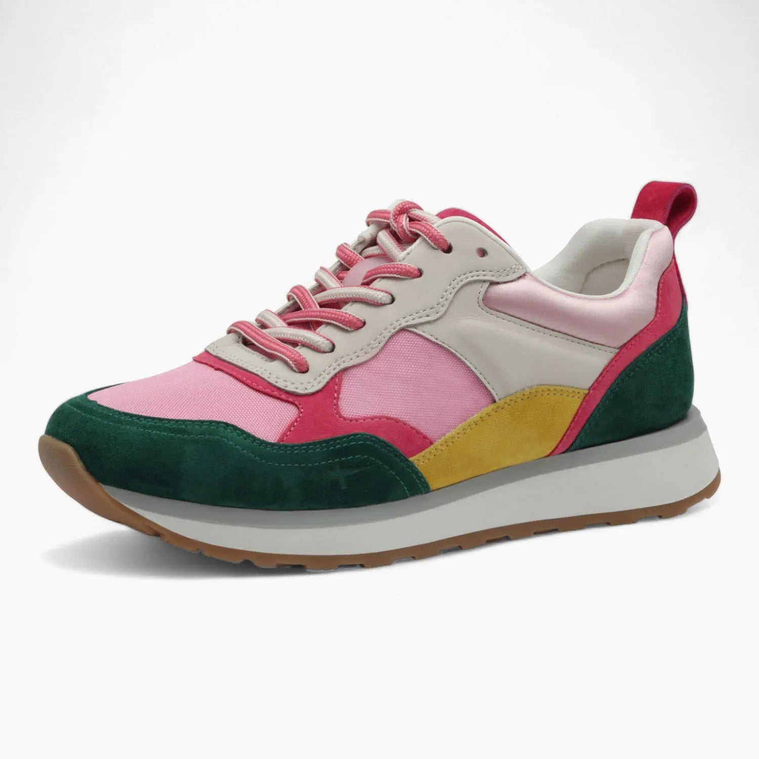 Tamaris Pink Runner – Sporty, Trendy, and Colourful - Leavys Shoes